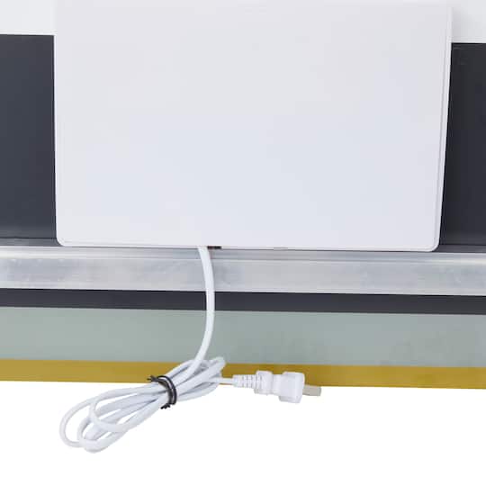 Clear Glass Modern Anti Fog Mirror, 47" x 2" x 30"
